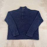 POLO RALPH LAUREN NAVY QUARTER ZIP - 2X LARGE
