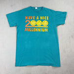 GRAPHIC BLUE TEE - X LARGE