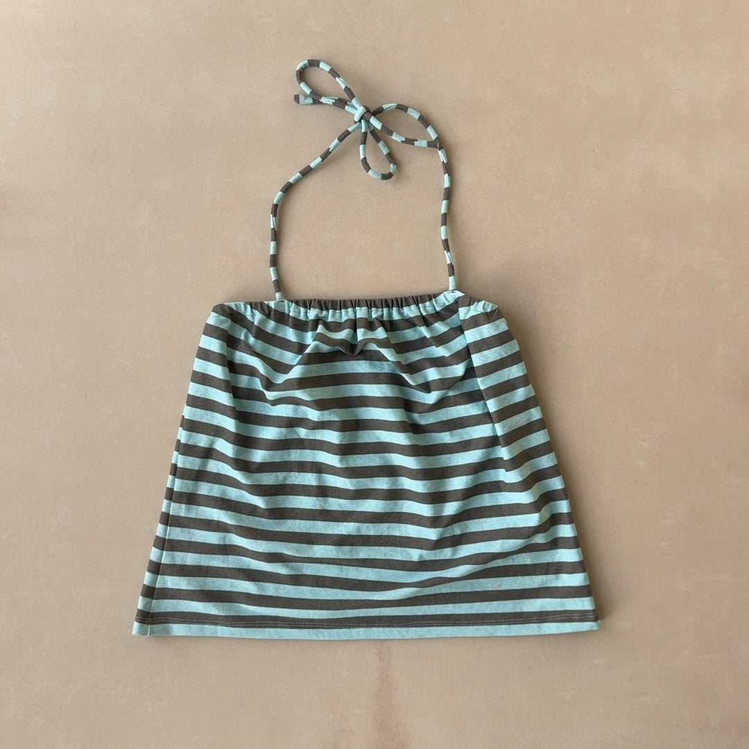 STRIPED TANKINI - MEDIUM