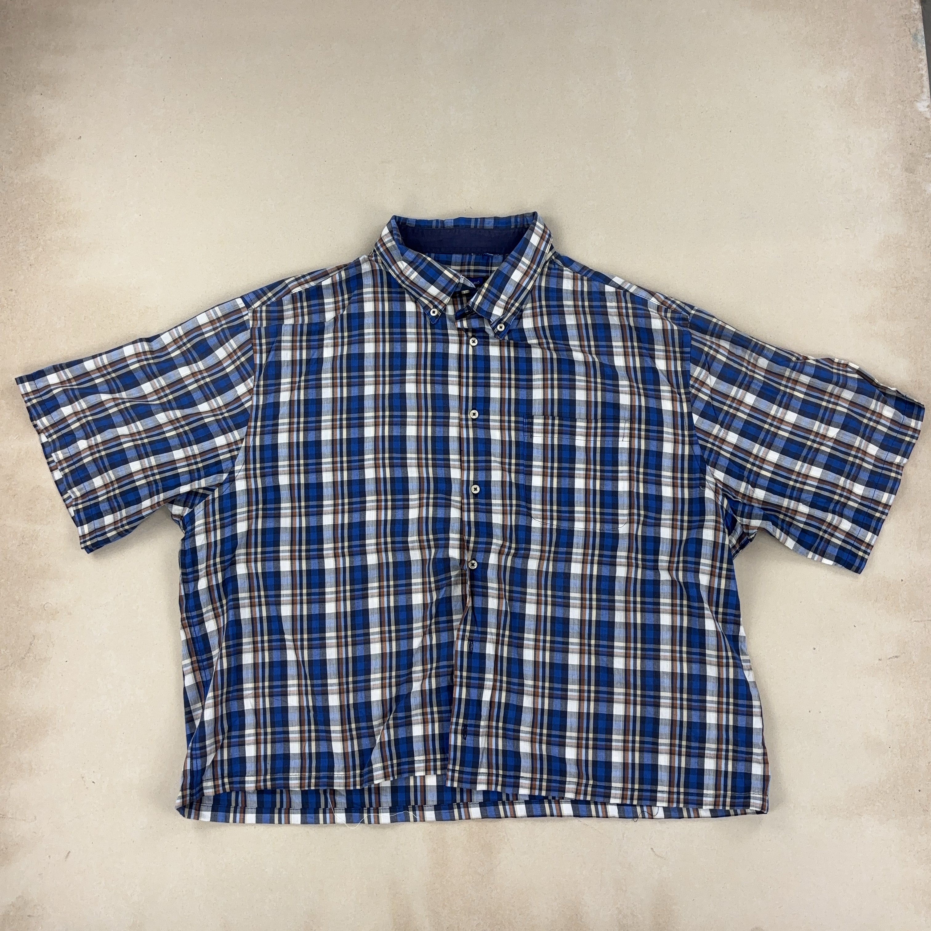 VINTAGE CHECKED SHIRT - LARGE