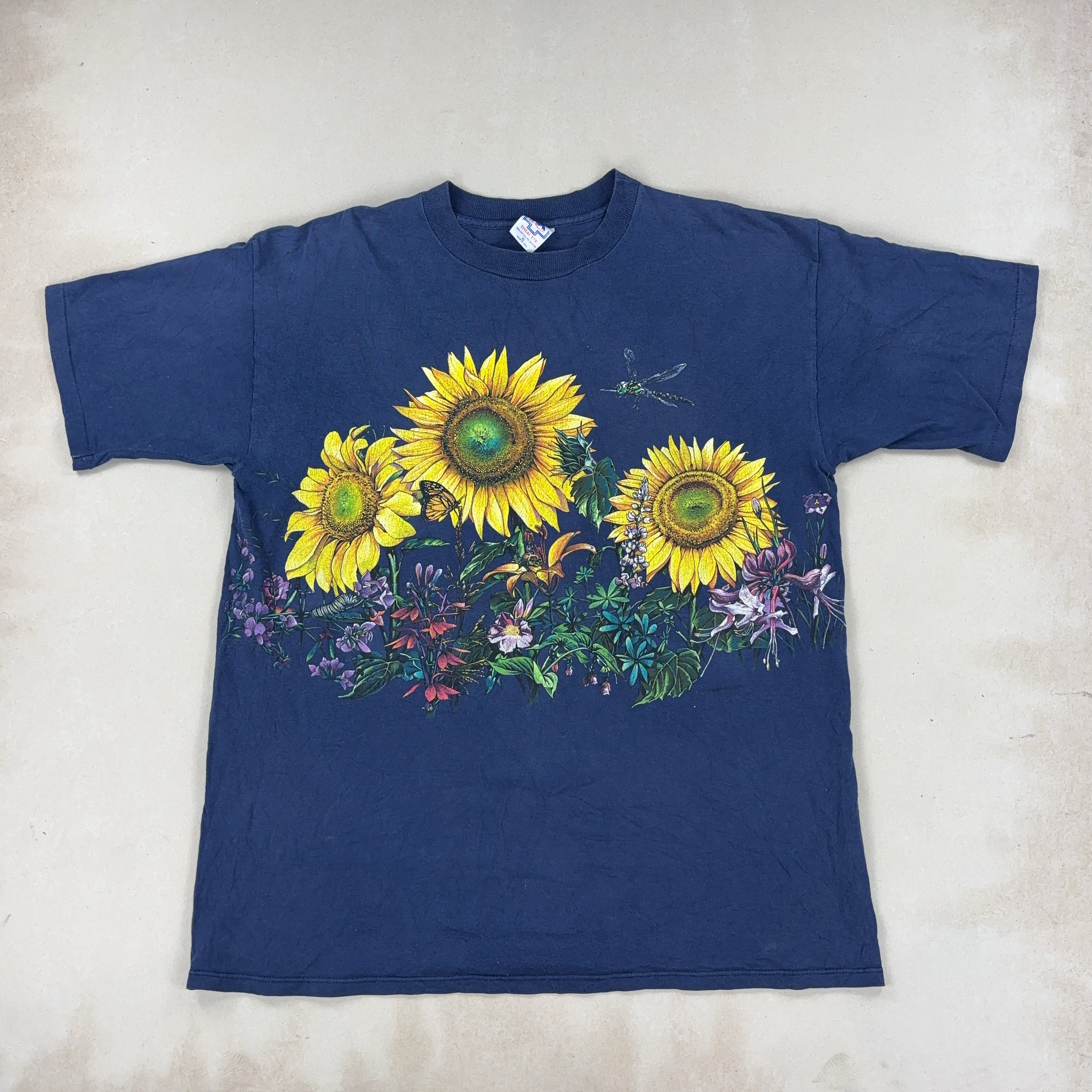 FLORAL GRAPHIC TEE - X LARGE
