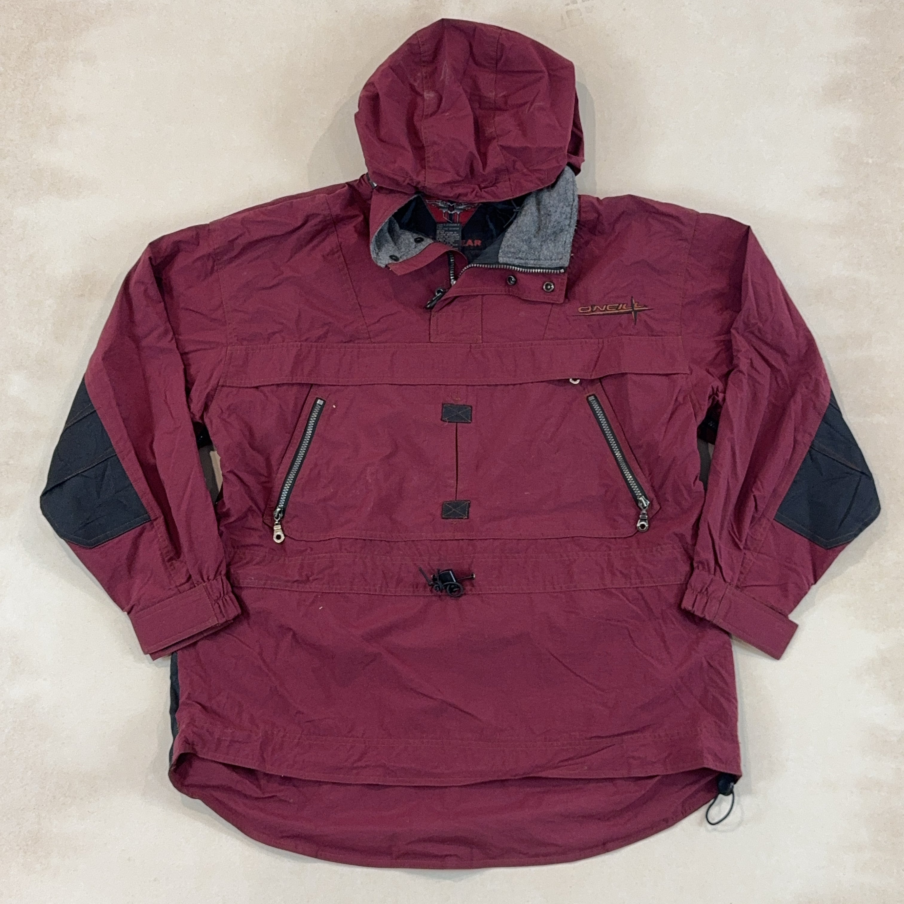 O'NEILL MAROON JACKET - X LARGE