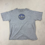 ADIDAS GREY TEE - LARGE