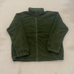 L.L.BEAN GREEN FLEECE - LARGE