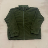 L.L.BEAN GREEN FLEECE - LARGE
