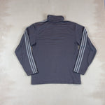 ADIDAS GREY QUARTER ZIP - MEDIUM