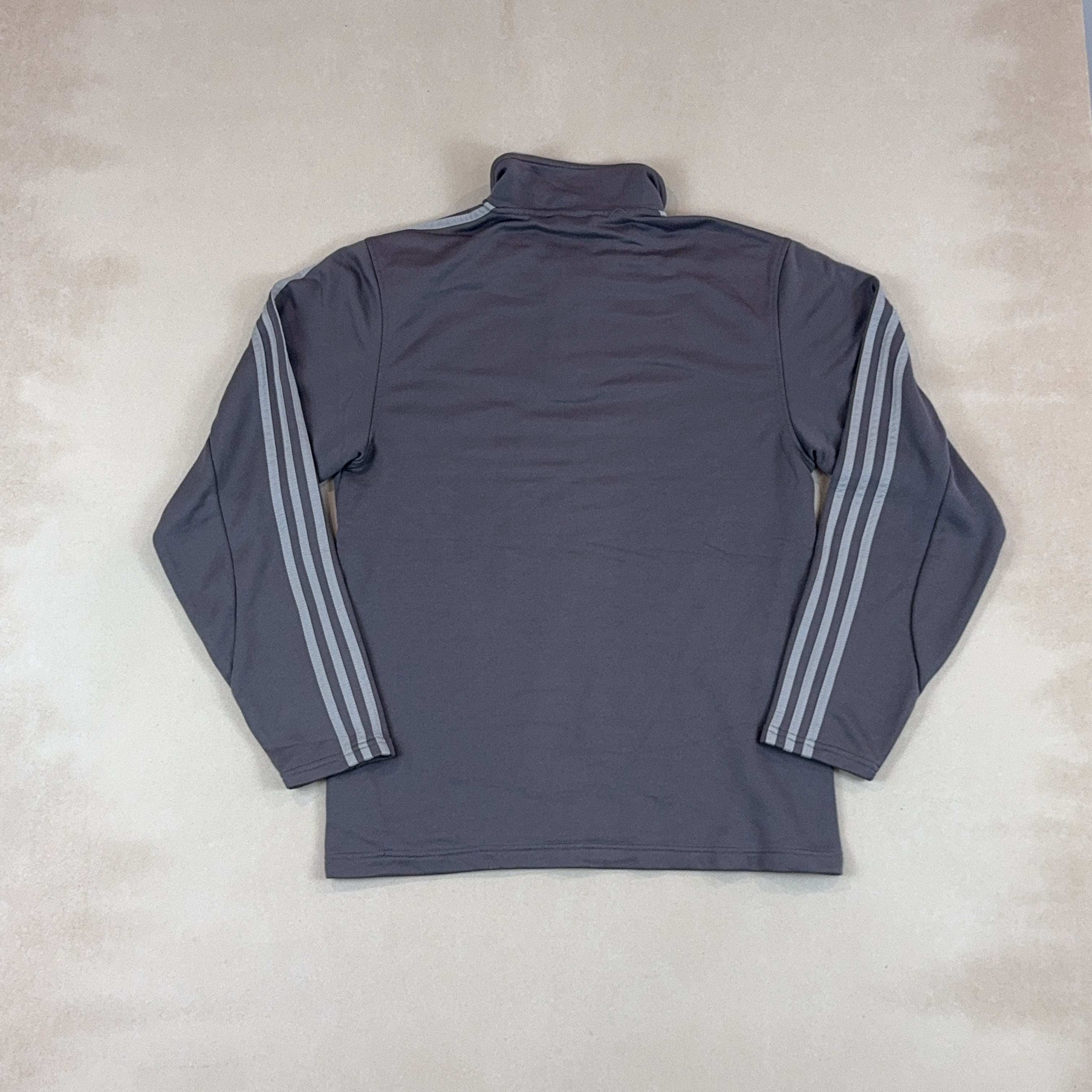 ADIDAS GREY QUARTER ZIP - MEDIUM