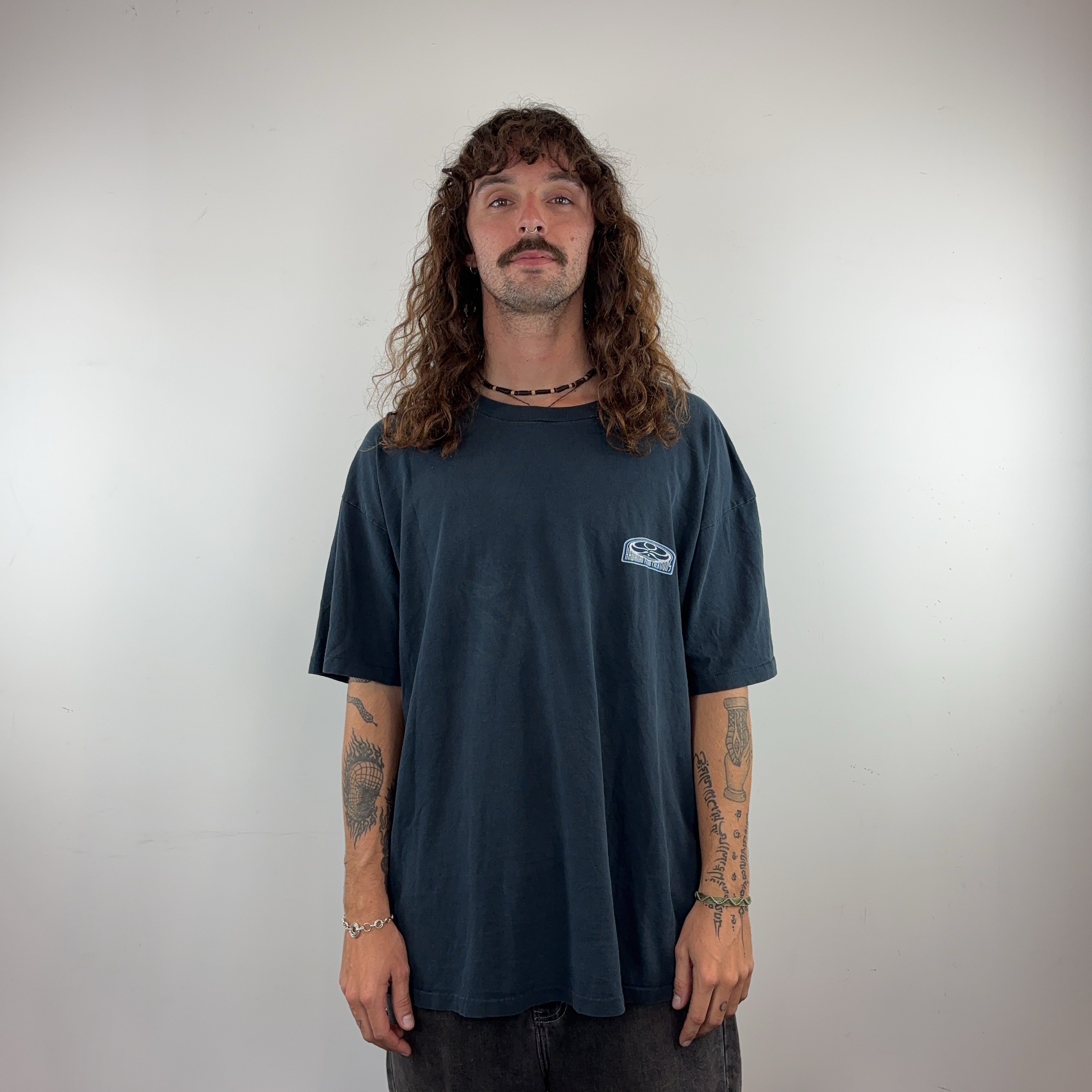 NAVY HAWAIIAN ISLAND CREATIONS TEE - X LARGE