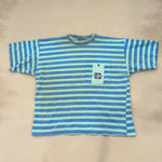 QUIKSILVER STRIPE TEE - LARGE