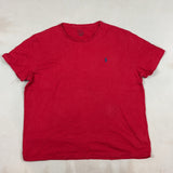 POLO RALPH LAUREN RED TEE - X LARGE