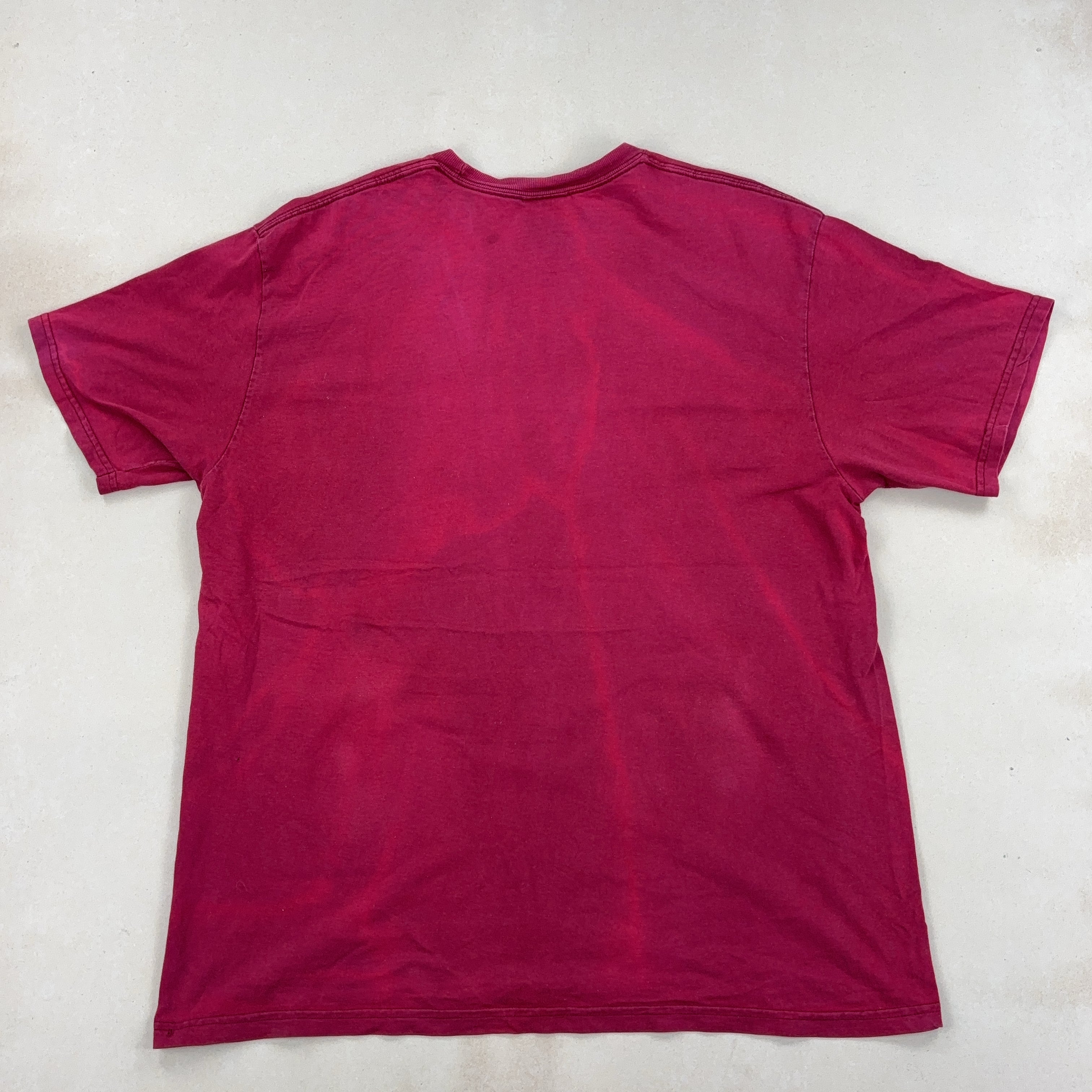 NIKE BURGUNDY TEE - X LARGE