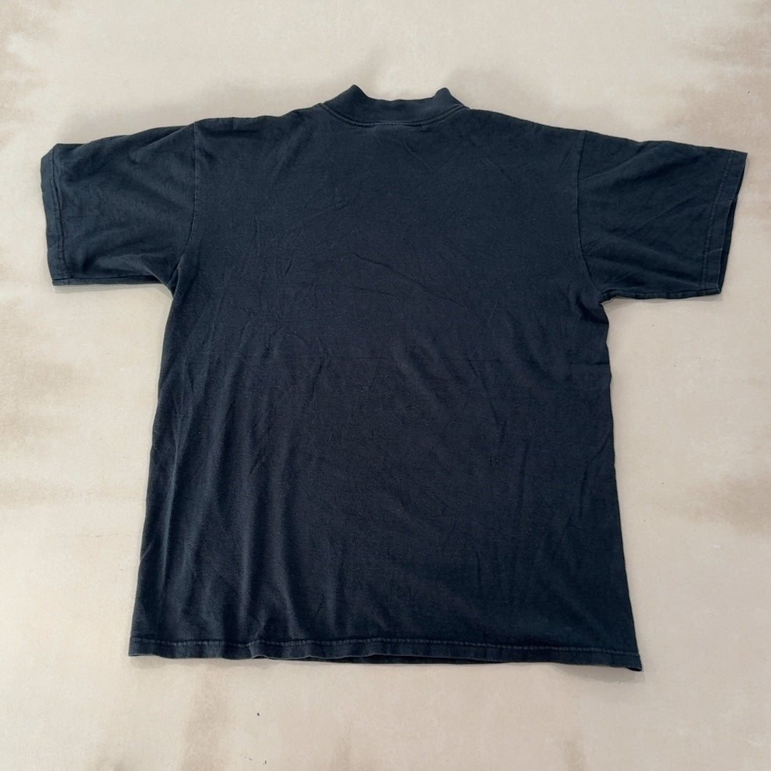 ADIDAS BLACK TEE - MEDIUM