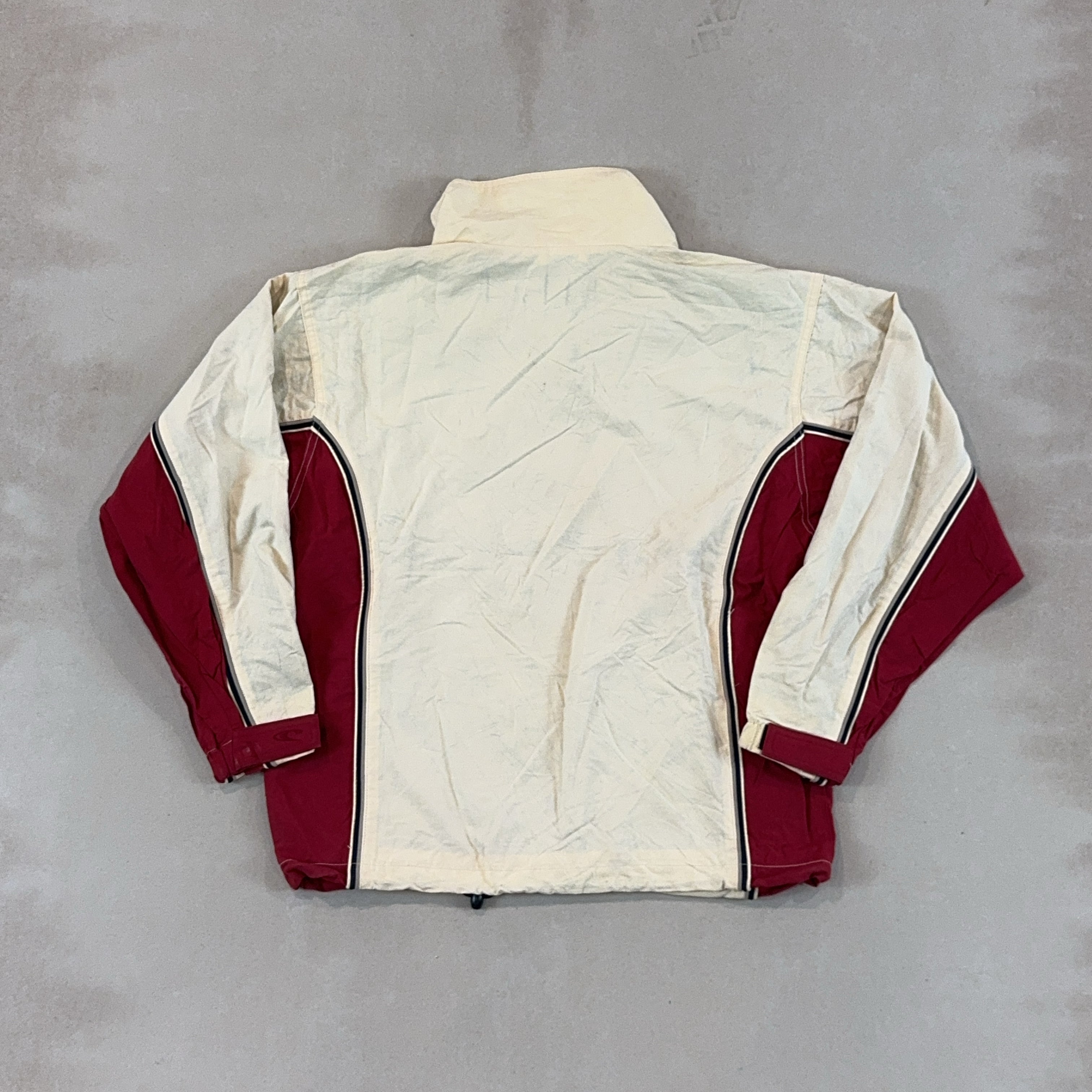 O'NEILL CREAM & RED JACKET - MEDIUM