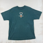 DARK GREEN GRAPHIC TEE - X LARGE