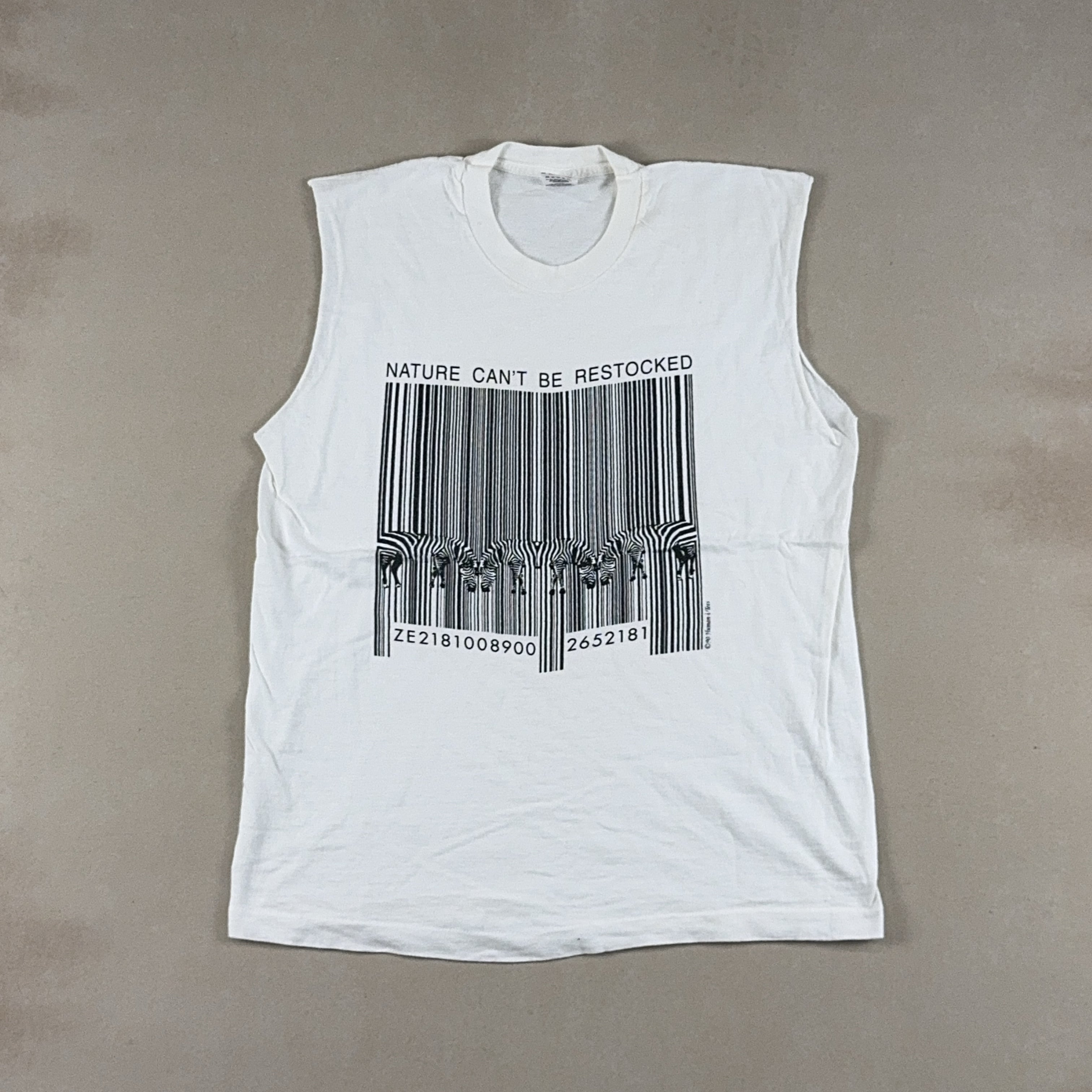 NATURE CAN'T BE RESTOCKED TEE - X LARGE