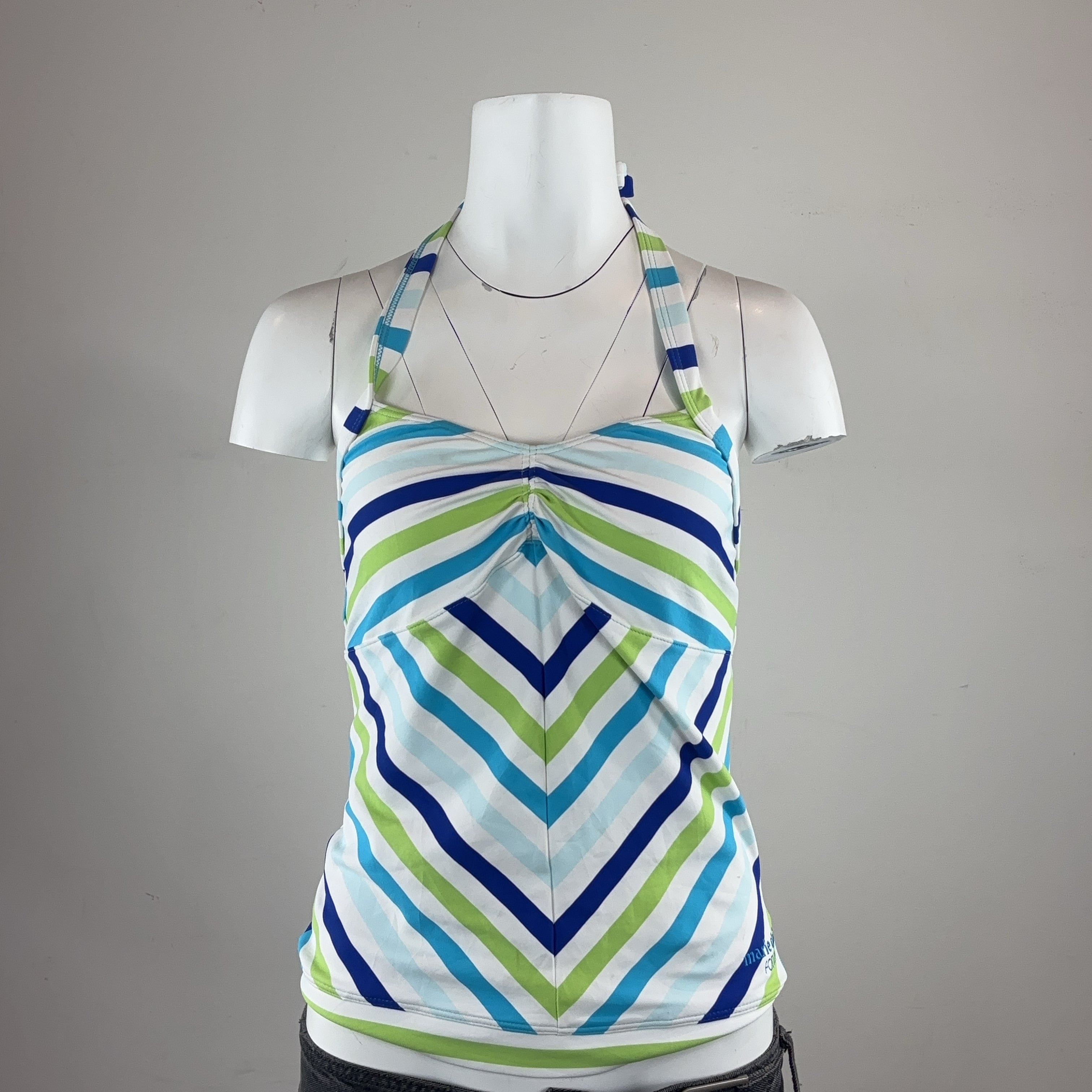 STRIPED TANKINI - MEDIUM