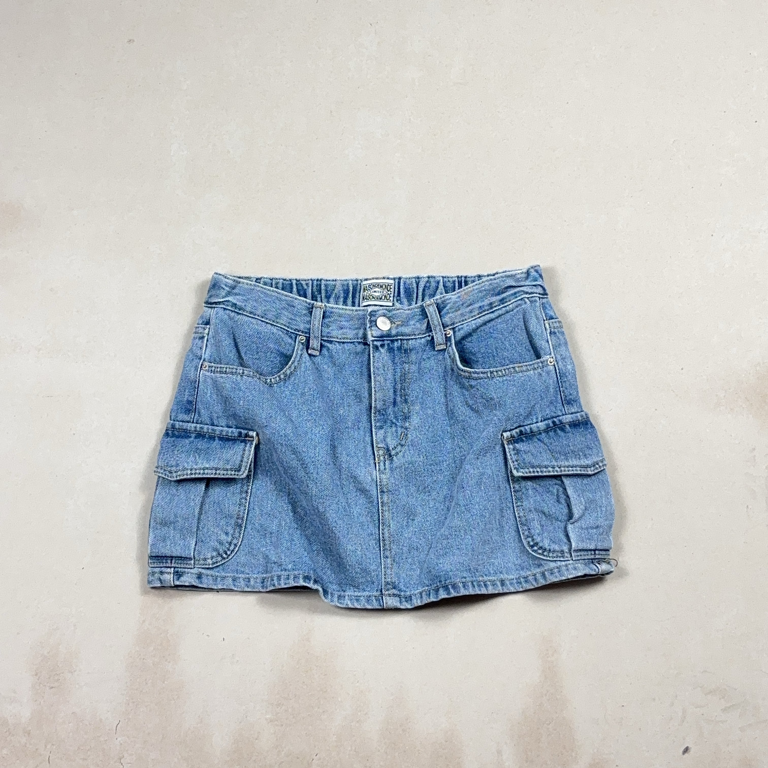 VINTAGE DENIM SKIRT - SMALL