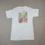 WHITE GRAPHIC TEE - LARGE