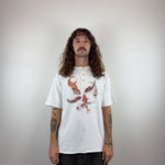 GRAPHIC WHITE TEE - LARGE