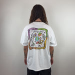 GRAPHIC WHITE TEE - X LARGE