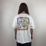 GRAPHIC WHITE TEE - X LARGE