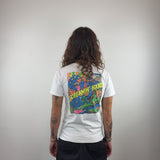 WHITE GRAPHIC TEE - SMALL