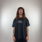QUIKSILVER BLACK TEE - X LARGE