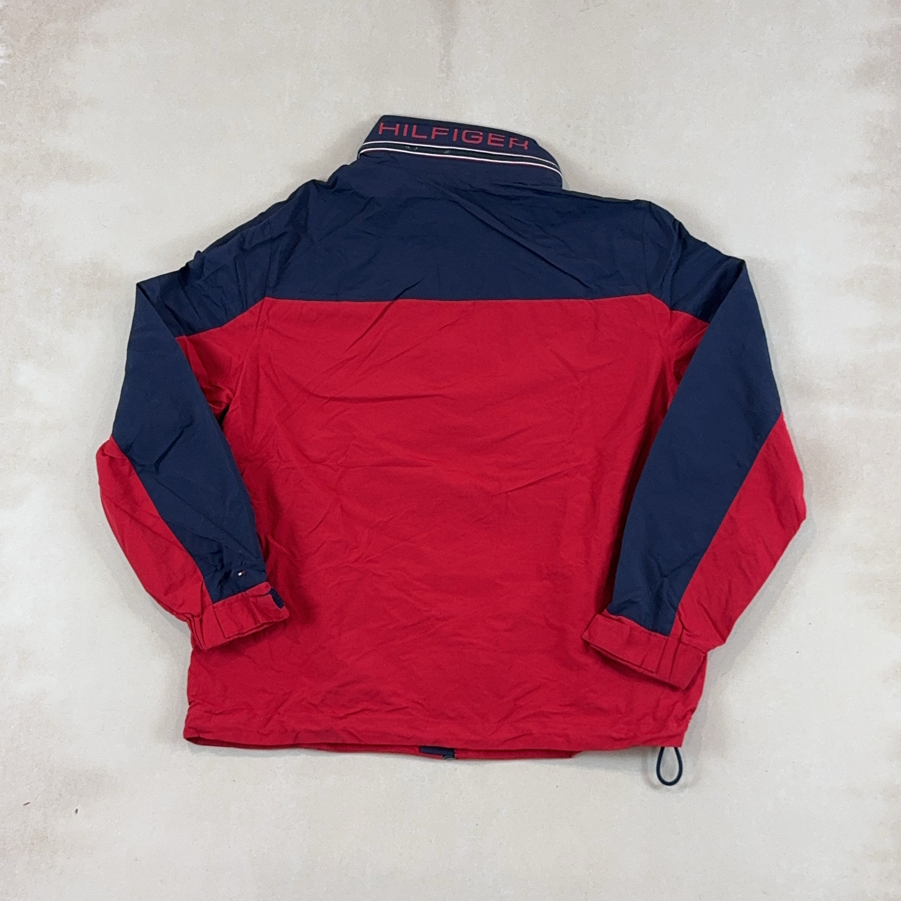 TOMMY HILFIGER PANELLED JACKET - LARGE