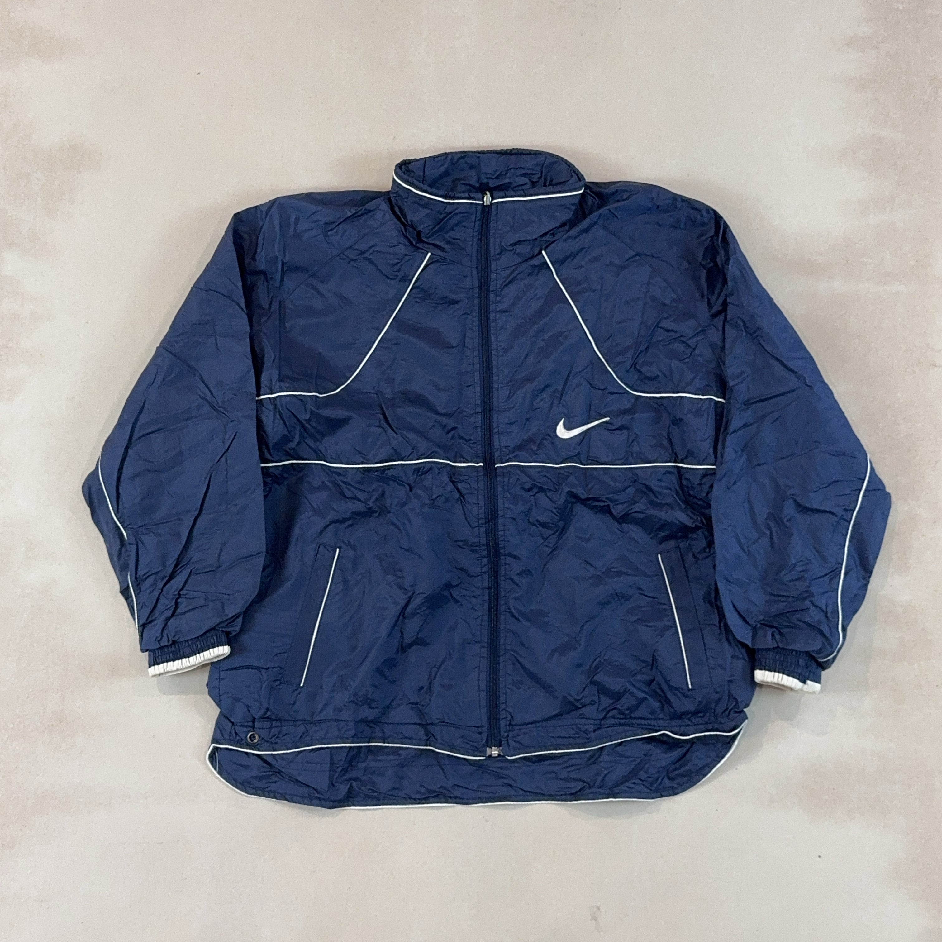 NIKE NAVY JACKET - LARGE