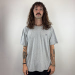 RALPH LAUREN GREY TEE - LARGE