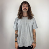 RALPH LAUREN GREY TEE - LARGE