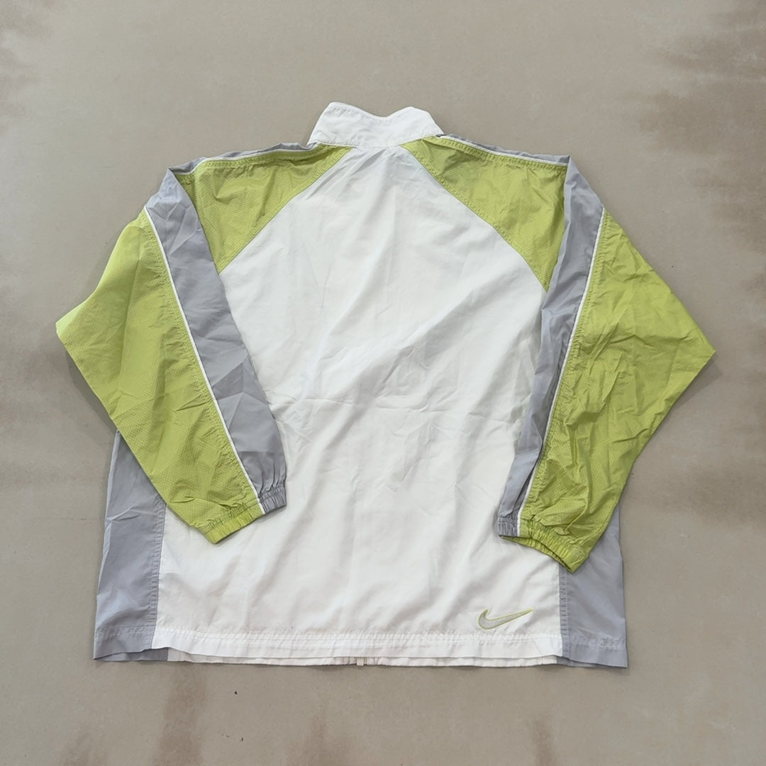 NIKE GREEN & GREY JACKET - LARGE