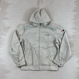 HILFIGER BEIGE HOOD JACKET - LARGE