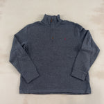POLO RALPH LAUREN GREY QUARTER ZIP - LARGE