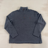 POLO RALPH LAUREN GREY QUARTER ZIP - LARGE