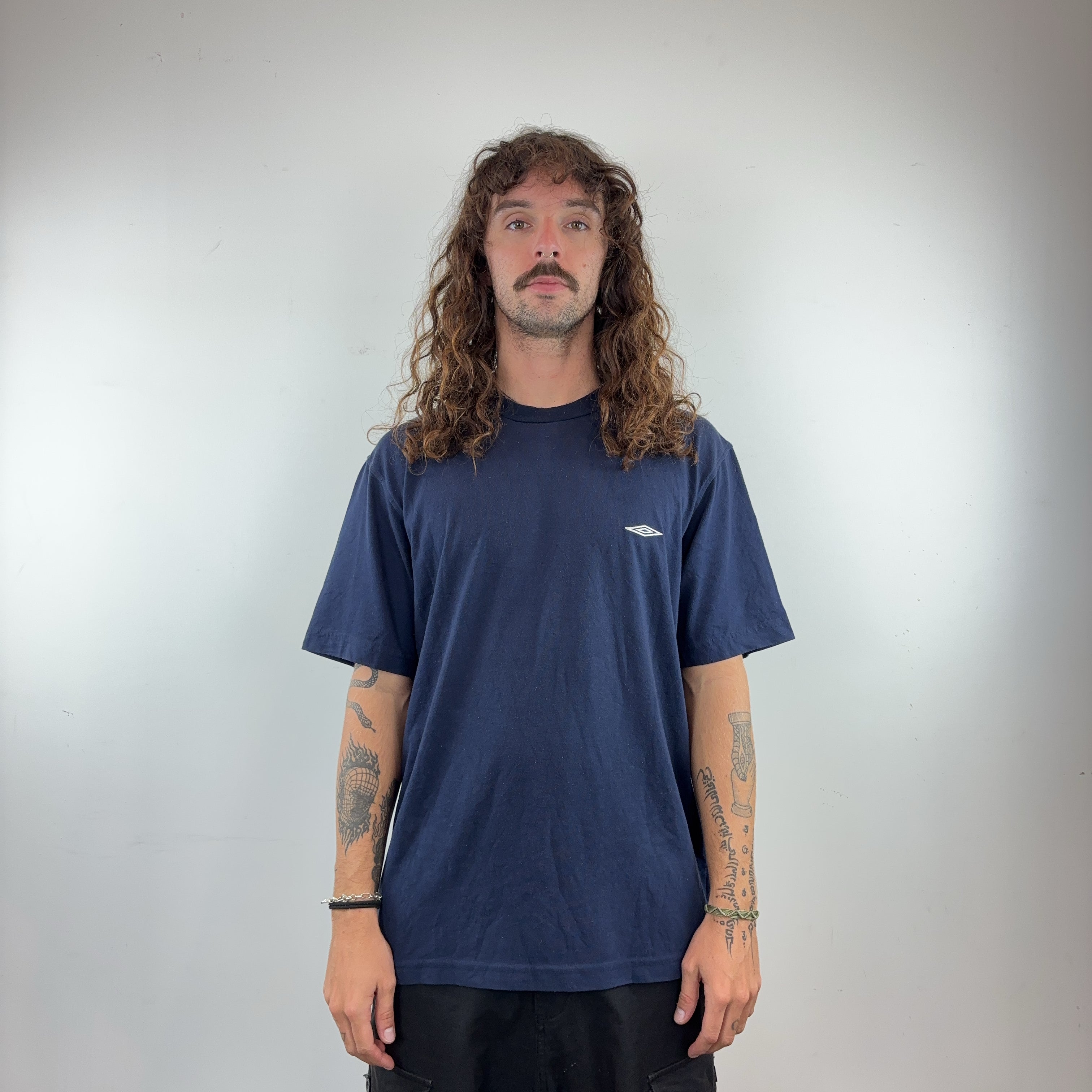 UMBRO NAVY TEE - LARGE
