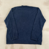 L.L.BEAN NAVY KNIT - X LARGE