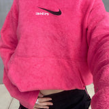 PINK NIKE HOODIE XLARGE