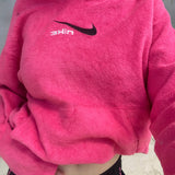 PINK NIKE HOODIE XLARGE