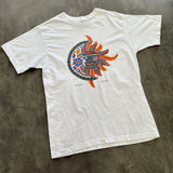 graphic sun art tee White X LARGE