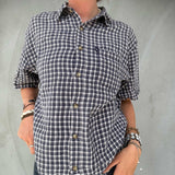 QUIKSILVER CHECK SHIRT MEDIUM