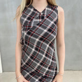 CHECK DRESS SMALL