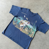 FISH GRAPHIC TEE BLUE X LARGE