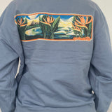 QUIKSILVER BLUE CREW MEDIUM