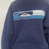 QUIKSILVER BLUE CREW MEDIUM