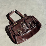 VINTAGE LEATHER BAG BROWN