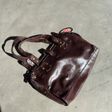 VINTAGE LEATHER BAG BROWN