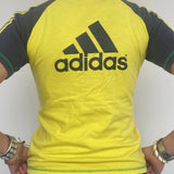 ADIDAS YELLOW TEE MEDIUM