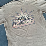 RUSTY VINTAGE TEE BROWN LARGE