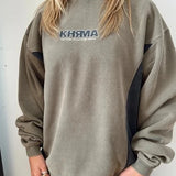 Crew Relaxo - Khrma Block - Worn Green